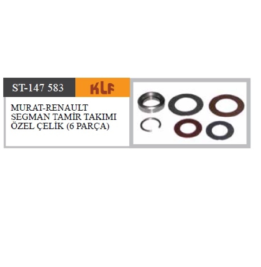 Murat-Renault Segman Tamir Takımı Özel Çelik (6 Parça) | OEM ST-147583