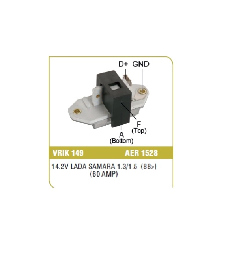 Konjektör 12V Iskra Tipi Lada Samara, Gaz, Yugo, Fiat | OEM VRIK149