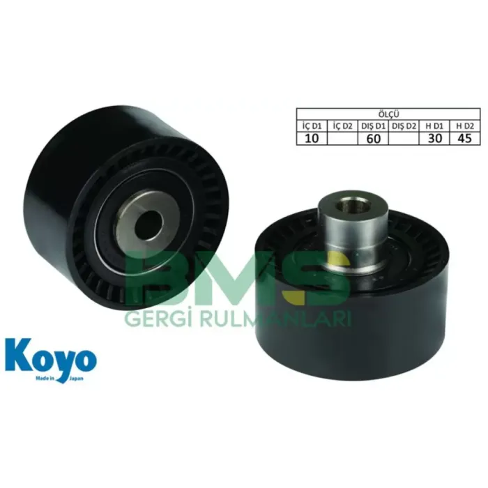 5 Kayis Avare (Alternator) Rulmani P107 P206 P206 P307 C2 C3 Xsara Fiesata 1.4HDI / 1.6HDI / Focus 1.6TDCI 02>Nachi Olcu: (10*60*30 / 45) | BMS 187 | OEM 532032010 55247 VKM 33044 VKM 33