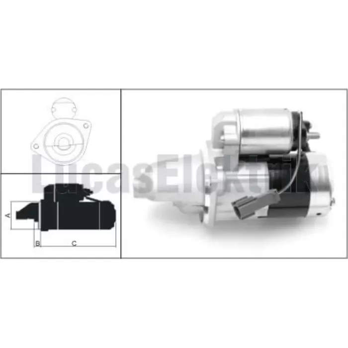 Mars Motoru 12V / 1,4KW / 8DIS Nissan 100,200,Sunny 3, | LUCAS LES0192