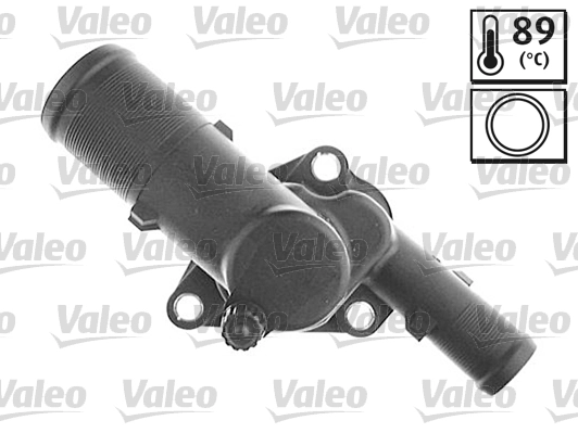 Termostat 89°C Renault Clio II,III,IV Symbol I,II Kango 97> Twingo 96> Dacia Sandero 08> Logan 04> 1.2 , 1.2 16V | VALEO 820138 | OEM 1106100QAE 1106100QAE 7700110716 8200660882 7700110716 8200660882