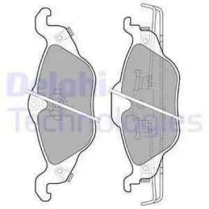 On Fren Balatasi Astra G Zafira A 98>10 | DELPHI LP1673 | OEM 1605000 1605034