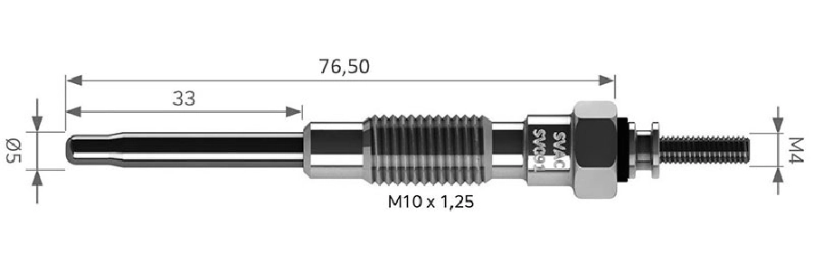 Kızdırma Bujisi 11V Toyota Dyna (LY1, H8): 2.4 D Dyna 150 (Ly): 2.8 D Hilux 3 (N3, N4): 2.2 D Hılu | OEM SV091