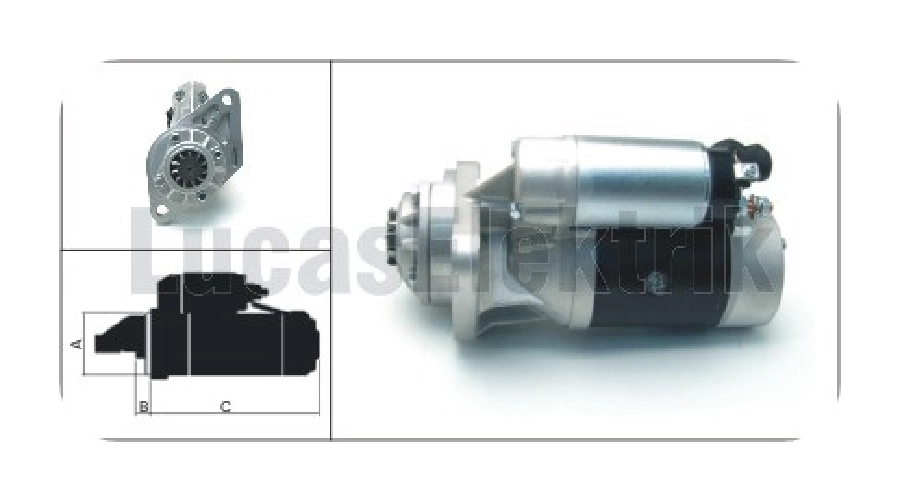 Marş Motoru 24V 11D 3,5 kW Hitachi Tipi Isuzu Şampiyon NPR66-NKR66-4BE1-4HF1 1997-2003 | OEM LES0324