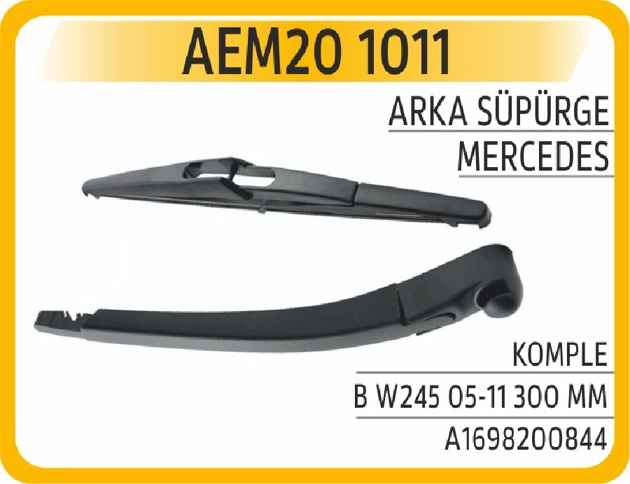 Silgi Paleti Arka + Kol Mercedes B W245 05-11 300 2000 A1698200844 | OEM AEM201011