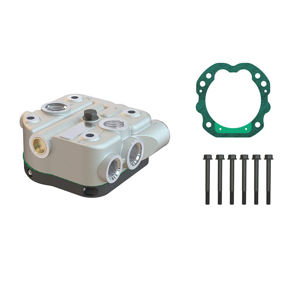 Kompresor Silindir Kapağı Komple MAN 26281 Çift Silindir 90MM D2566 2866 2876 Pleytli | A-TECH 344.01.1210 | OEM 51541146048 121350 RK01064 I90153004