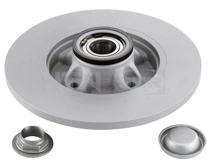 Arka Fren Diski Rulmanli Somunlu Ve Toskapakli Sensor Halkasi Ile Partner Tepe Berlingo 3 P308 P5008 P3008 08> C4 Picasso C4 2 DS4 DS5 1,4VTI / 1,6THP / Kaplamali | SNR KF15962U | OEM 424946