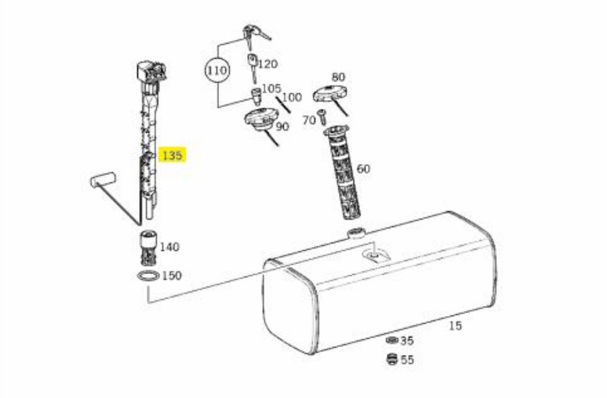 Depo Şamandırası Atego (Tedarik Yok) | OEM A3755420317