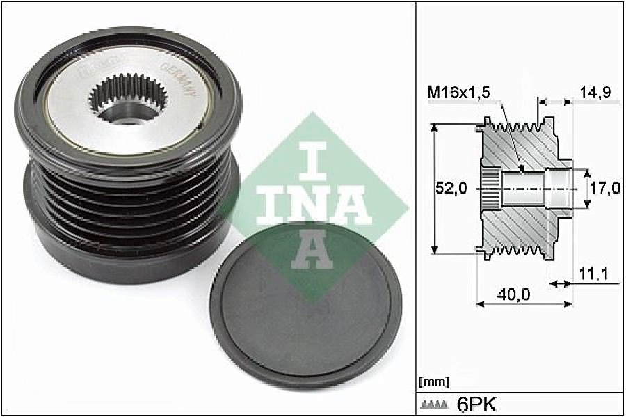 Alternatör Gergi Rulmanı Mercedes Benz C180-C200 2013 ve sonrası Mercedes A2741550215-A2741550315 | OEM 535029310