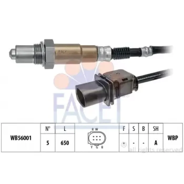 Oksijen Lambda Sensoru Karsan Jest Ducato Boxer Jumper Daily 4 5 11> | FACET 10.8413 | OEM 5801988884 5801478830 5802019070 5802893460