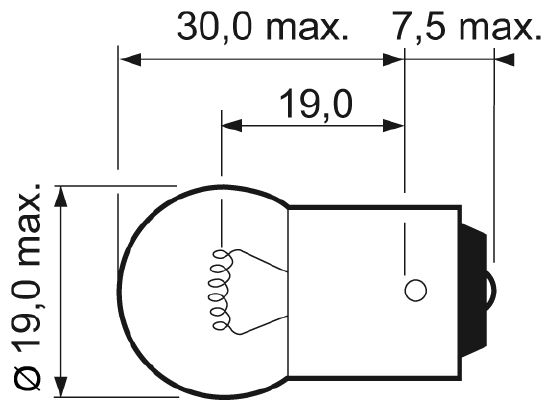Ampul 12V 5W 53 (10 Lu Paket) | VALEO 032219