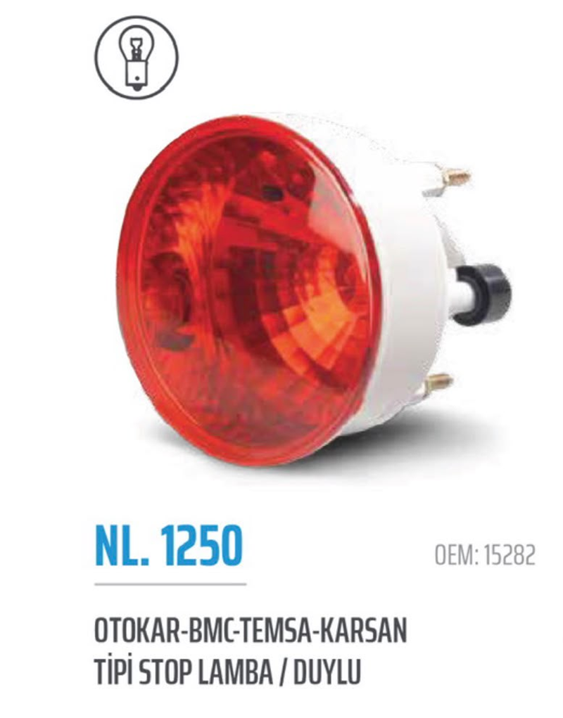 Otokar Bmc Temsa Karsan Tipi Stop Lamba, Duylu