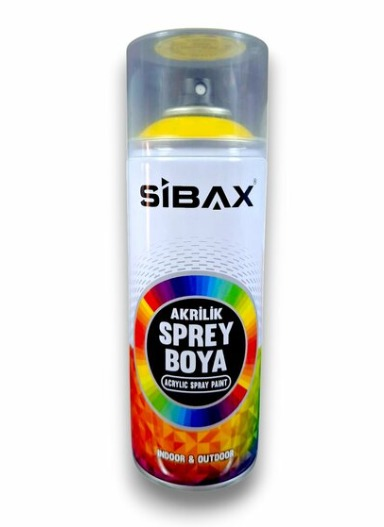 Sibax 400ML Akrilik Sprey Boya Karmen Kırmızı (RAL3002)