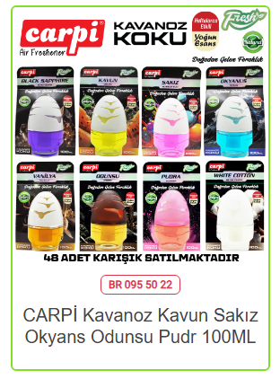 Carpi Koku Kavanoz Kavun Sakız Okyonus Odunsu Pudra 100 1050