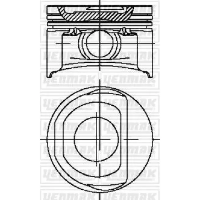 Motor Piston Segman Fiat Albea Doblo Palio 1.4 8V (72.00MM) | YENMAK 31-04266-000 | OEM 71745097 71745097 552040025 552040025