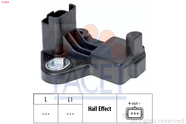 Eksantrik Mil Sensoru C1 C2 C3 Xsara Nemo 107 206 307 206 + T3E Plus 207 1007 Bipper 1.4HDI DV4TD D | FACET 9.0458 | OEM 2S6Q 9E731 AA 1920.EH