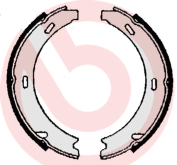Fren Balatasi Arka (Park Freni Pabucu) W210 97>02 W140 93>98 W220 98>05 | BREMBO S50508 | OEM A1404200920