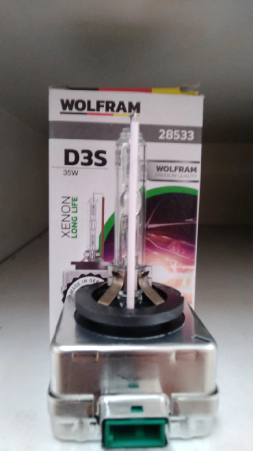 Ampul 12V D3S 35W PK32d-5 Xenarc 4300K Uzun Ömür Beyaz Çubuk | OEM 28533