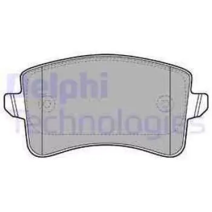 Fren Balatasi Arka A4 08>15 A5 07> Q5 10>17 Q5 09>12 | DELPHI LP2106 | OEM 8K0698451A 8K0698451B 8K0698451E
