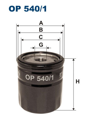 Yag Filtresi Opel Corsa F 1,2 Berlingo C4 C5 Partner Jumpy Ducato P206 P306 P307 P407 1.4 / 1.6 / 1.8 / 1.9D / 2.0 C-ELYSEE-301 1.2 EURO6 | FILTRON OP 540/1 | OEM 1109AL