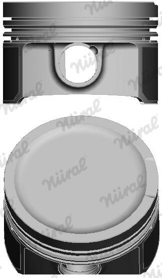 Piston+Segman (81,51mm 0,50) Golf IV Bora A3 A4 A6 Tt Alhambra Cordoba Ibiza III Leon Toledo II Octavia Beetle Passat Sharan 1,8T (150 / 152 / 156 / 180 Ps) Aeb Agu Ajh Ajl Ajq Anb Aph App Apu Aqa Aqx Ark Arz Avc Awc Awd Ayp 95>10 | KONEKS 239272