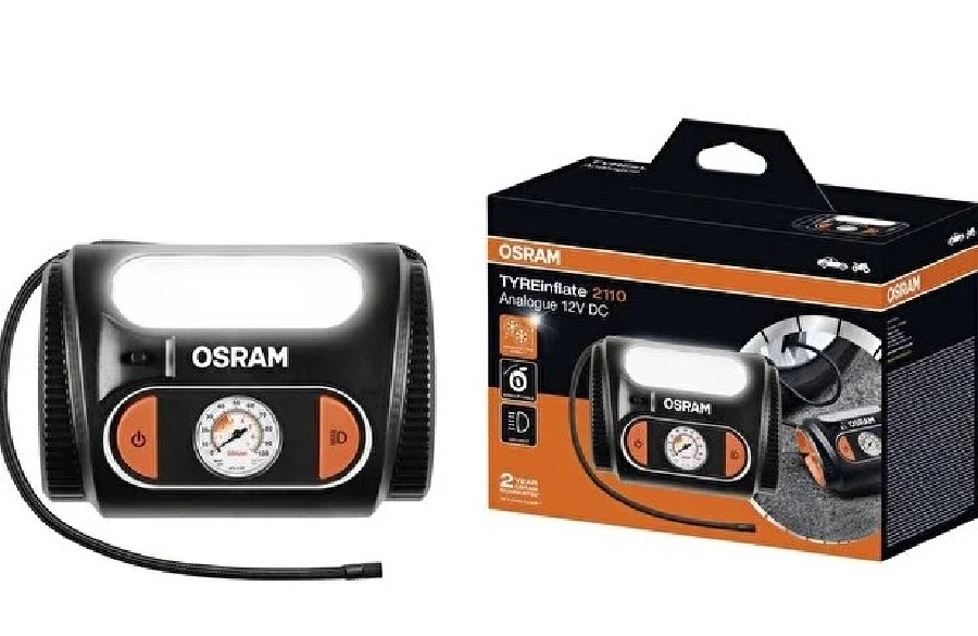 Tyreınflate 2110 OTI2110 Lastik Şişirme Kompresörü Analog Ekran 12V | OEM OTI2110