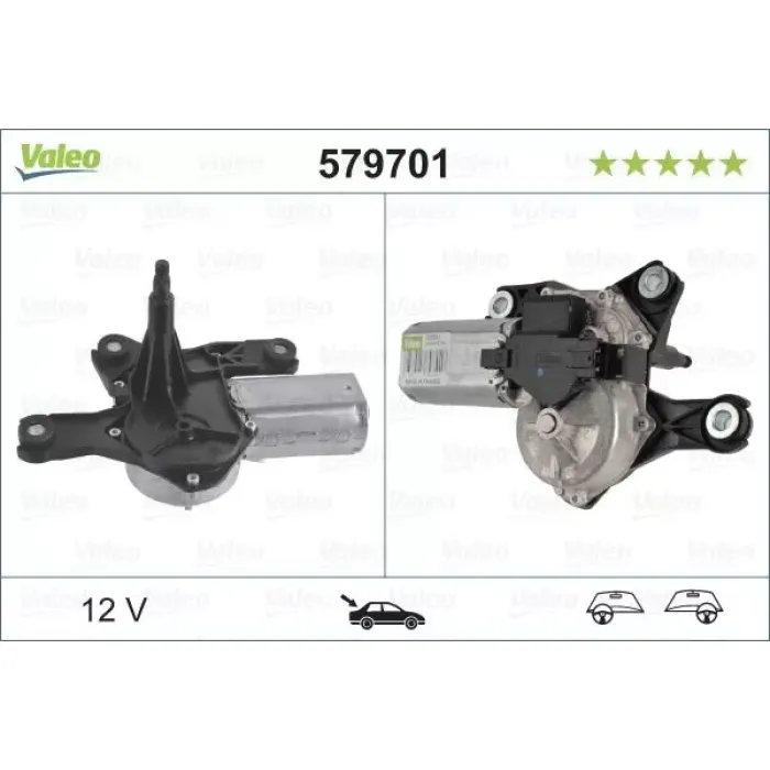 Silecek Motoru (Arka) Opel Zafira | VALEO 579701 | OEM 1273063 6272480 90587523 9137147