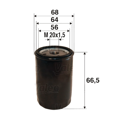 Yağ Fi̇ltresi̇ | VALEO 586022 | OEM 26300-02502 15400-PJ7-005 15400-P