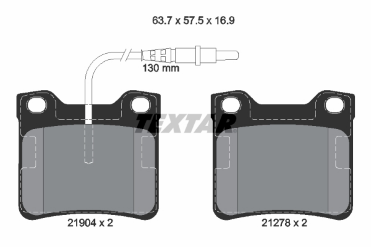 Fren Balatası Arka | OEM 0024204820