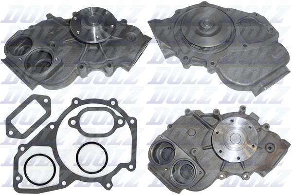 Devirdaim Su Pompasi Mercedes Axor Otobüs OM 457 / OM 458 | DOLZ M658 | OEM 4572001001 4572000901 4572002401