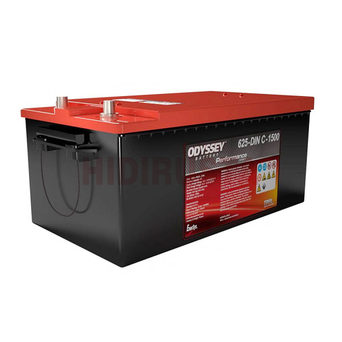 Akü Odyssey 12V 220 Ah 1500A Agm Automotıve 625-Dın C-1500 (518 X 276 X 242)