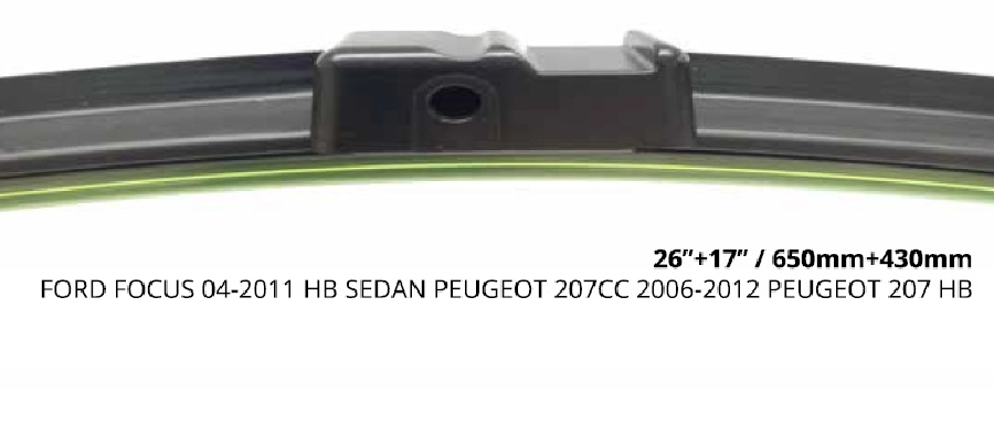 Silgi Paleti (2 Adet) 650 ve 430mm MUZ2 - Focus 2 Hb (2004-2011) Focus 2-3 Sedan (2004-2011) Foc | OEM RB2118