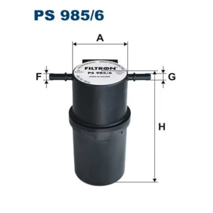 Yakit Filtresi (Mazot) Crafter 2,0TDI 12>16 | FILTRON PS985/6 | OEM 2H0127401