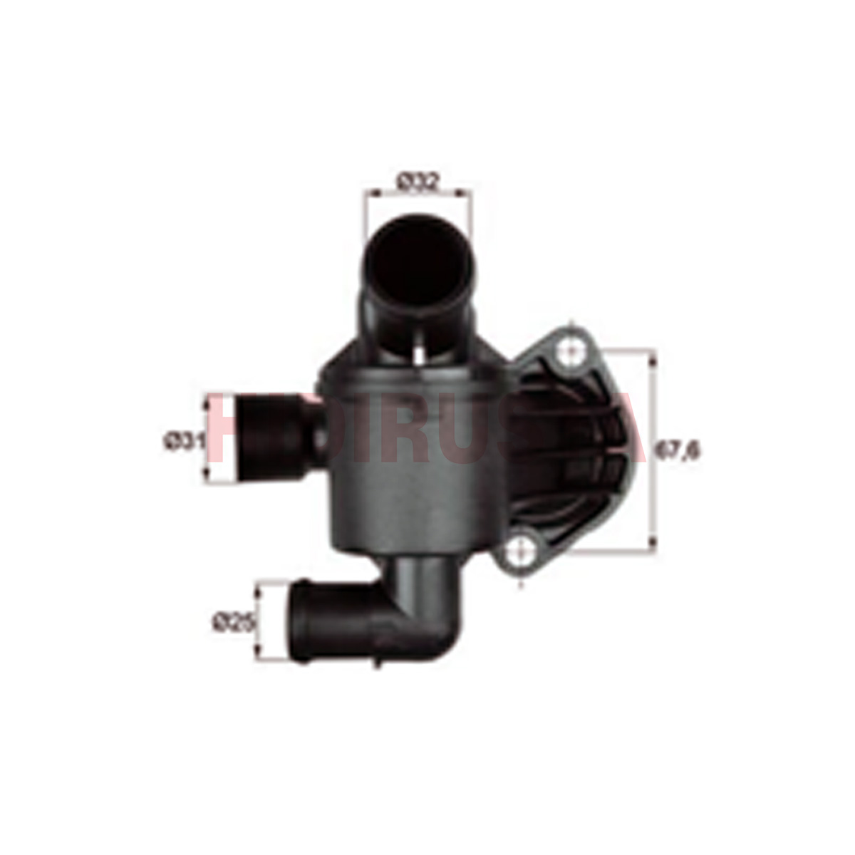 Termostat-Vw 2.0 TDI Crafter Ckub Amarok | OEM 03L 121 111 AB