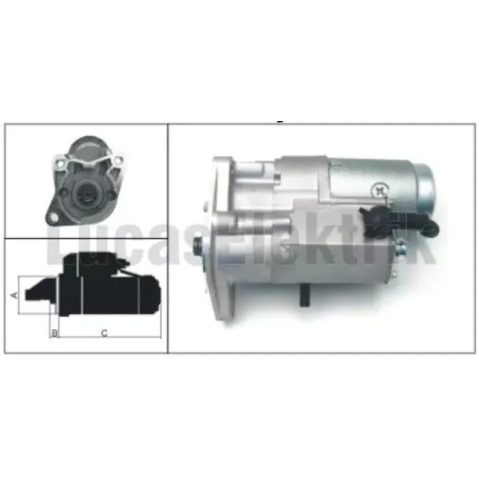 Mars Motoru 12V 2,0KW 10 Dis Sportage | LUCAS LES0211