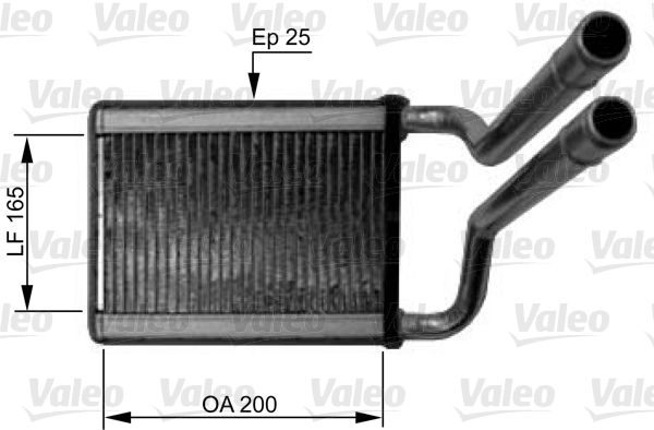 Kalorifer Radyatoru Kia Picanto 12 / 07 | VALEO 812438 | OEM 9713807400