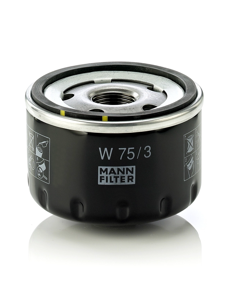 Yag Filtresi Qashqai D 07>13 Micra K12 D 03>10 Note D 06>12 Grand Vitara 05>15 R9 R11 R19 R21 Megane I II III Clio I II III Kangoo Laguna I II III Logan Sandero Duster Fluence Scenic B56 F3R Kucuk | MANN W75/3 | OEM 7700768913 7700768913 8200768913