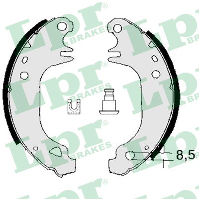 Arka Fren Balatasi Pabuc R9 R11 R5 P309 (Delik 6,0MM) | PBS 4009 | OEM 7701202287 7701202967 7701349649