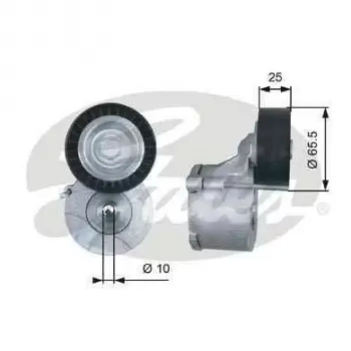 Alternator Gergisi Komple Opel Agila B Ford Ka 1,3TDCI 08 /> Alfa Romeo 159 Croma 1,9JTD 05 11 Bravo Doblo Linea Punto 1,6D / 1,9D 08> Astra H Combo C Corsa C 1,3CDTI | GATES T39281 | OEM 55244469