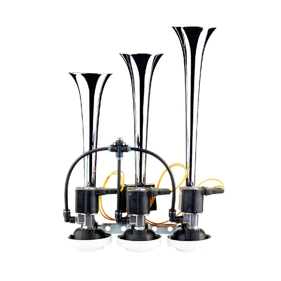 3 Sesli Dali Dali Korna Kromlu 24V | OEM HD520K-24