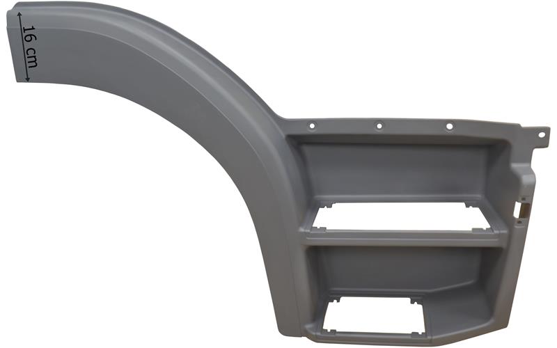 Basamak Komple Atego Sağ (Fiber-Gri) | OEM 9736663201