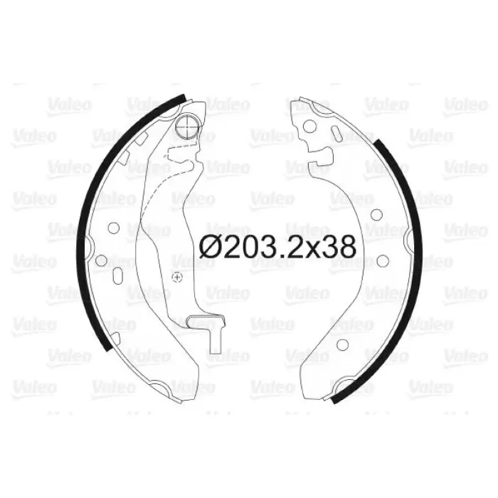 Arka Fren Balatasi Pabuc Honda Civic VI 96-01 | VALEO 562087 | OEM 04431ST3E00 04431ST3E00 04431ST3E50 06153SP8000 04431ST3E50 06153SP8000