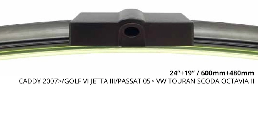 Mfk 24" + 19", 600MM + 480MM Audi A3 Hb + Skoda Octavia 2 Hb, Sw Araca Özel Muz Silecek | OEM 190256