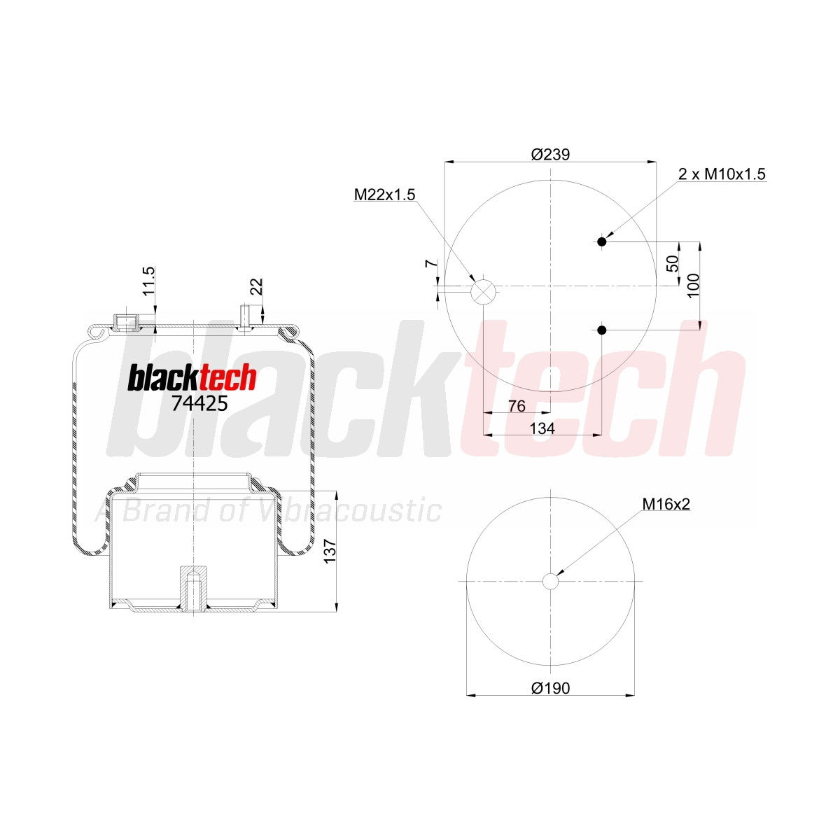 Körük Komple Metal Pistonlu | OEM 1794428