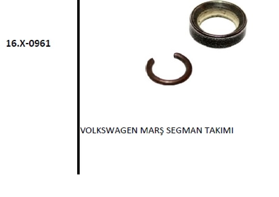 Marş Segman Takımı Volkswagen | OEM 16.X-0961