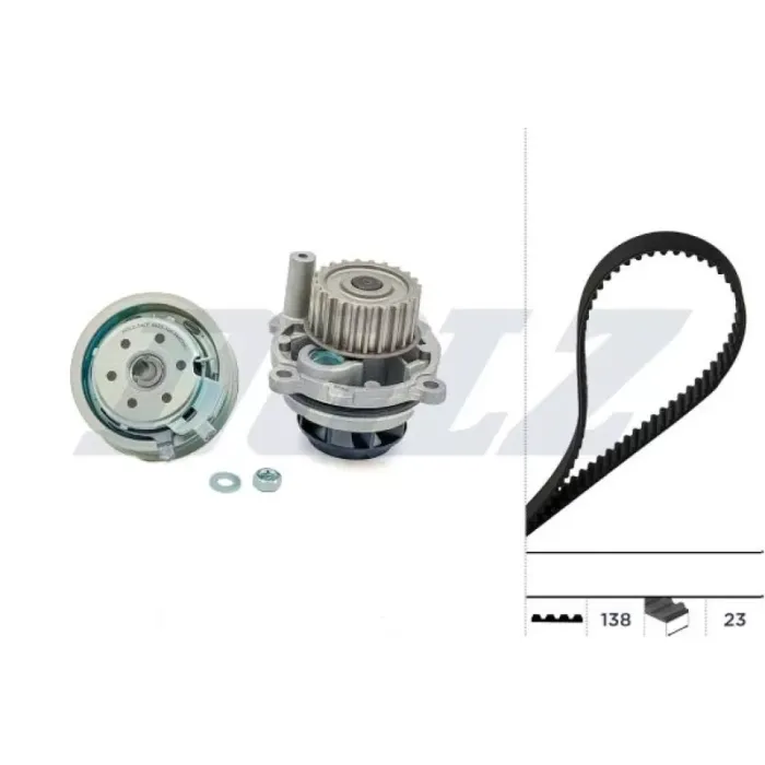 Eksantrik Rulman Kiti (Devirdaimli) Golf 4 Bora A3 A4 Cordoba Ibiza Toledo Fabia Octavia 1.6 8V / 16V Akl Bse Bfq Aeh | DOLZ KD050 | OEM 06A198119 06A198119D 06B121011E