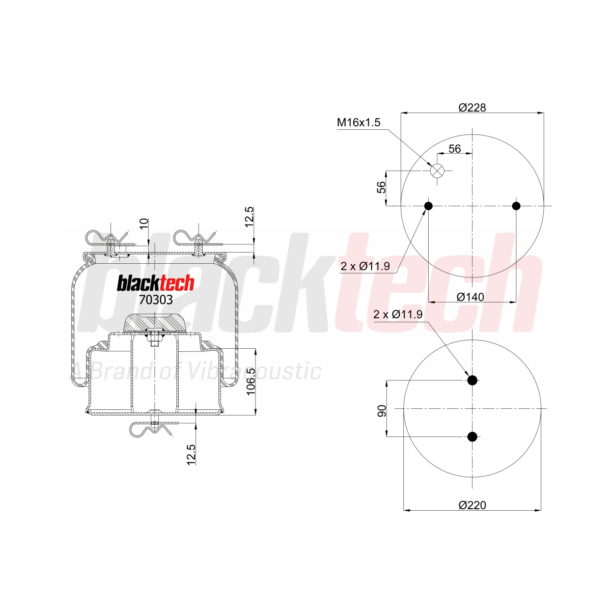 Körük Komple Metal Pistonlu Scania Otobüs Fkn (1. Nesil) | OEM 1726239