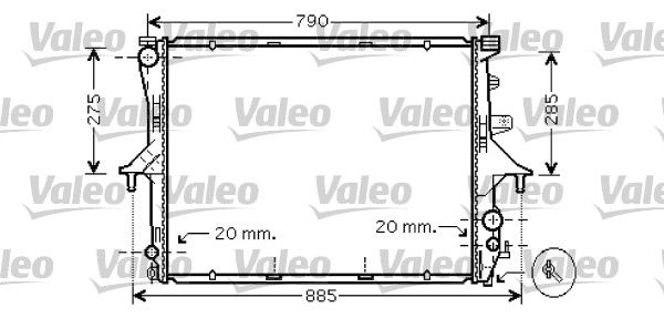 Motor Su Radyatoru Audi Q7 Porsche Cayenne Touareg 3,0TDI 3,2 / 4,2 / 5,0 / 6,0 / 3,6FSI / 3,0TFSI 03>10 | VALEO 734739 | OEM 7L6121253A 7L6121253A 7L0121253A 95510614200 7L0121253A 95510614200