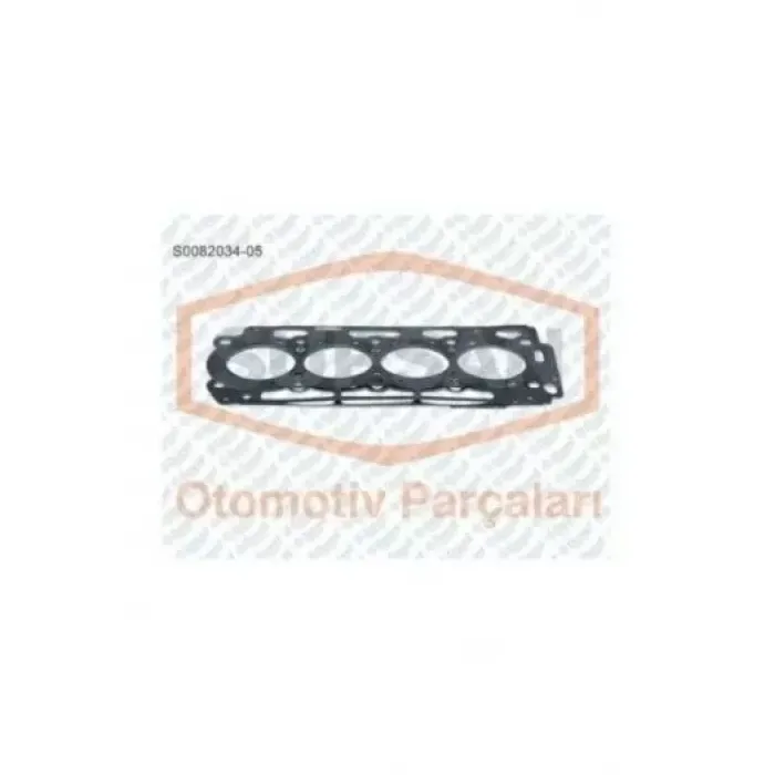 Silindir Kapak Contasi Celik P206 P307 P107 P207 307 C1 C2 C3 (I II III) Xsara 208 DS3 DV4TD / DV4C (1,4 HDI 8V) Fiesta Fusion 1,4TDCI Duratorq (5 Tirnak) Kalinlik: (1,45MM) | SUPSAN S0082034-05 | OEM 2S6Q 6051 EA 0209.AH 0209.AH