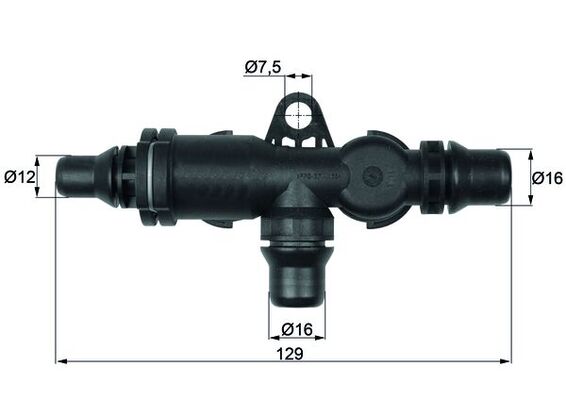 Termostat BMW X5 E53 M62 N62 | MAHLE TO482 | OEM 17107559966